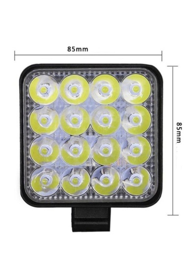 16 Led 5 Modlu Turuncu Beyaz Çalışma Lambası