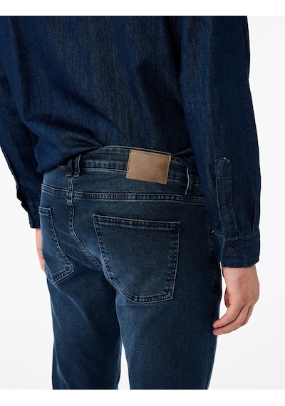 Koton Normal Bel Skinny Fit Jean Pantolon - Michael Jean İndigo Stone 6wam40051nd İndigo - Taş Koton Normal Bel Skinny Fit Jean Pantolon - Michael Jean İndigo Stone 6wam40051nd İndigo - Taş