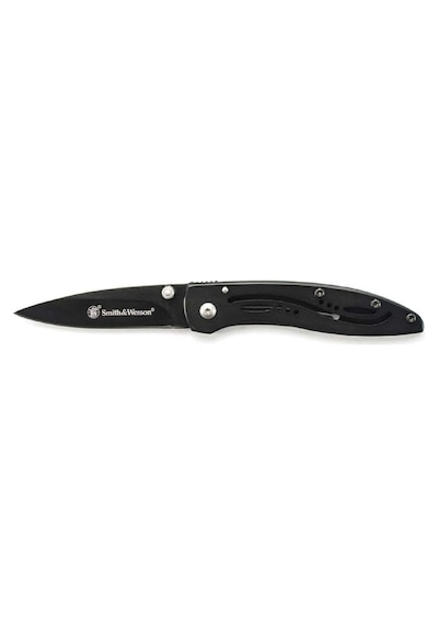 Smith Wesson Lpb Mini Drop Point Folding Knife, Black Kamp Çakı Cklpbcp Siyah