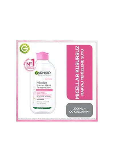 Garnier Micellar Kusursuz Makyaj Temizleme Suyu 200 Ml