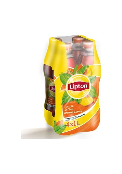 Lipton Ice Tea Şeftali Aromalı Soğuk Çay 4 x 1 L