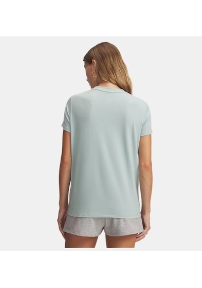 Under Armour Ua Rival Core Ss Kadın T-shirt 1383648-477 Yeşil