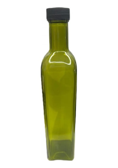 500 Ml Yeşil Dorika Şişe, 12 Adet, Cam Şişe, Zeytinyağı Şişesi, Yağ Şişesi, Dorika Şişe