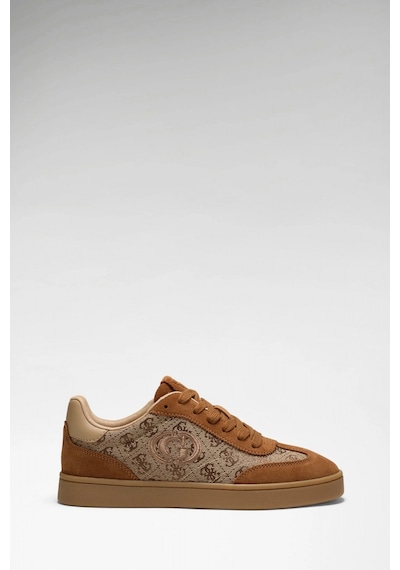 Guess Jacek Kadın Deri Karışımlı Sneaker Kahverengi