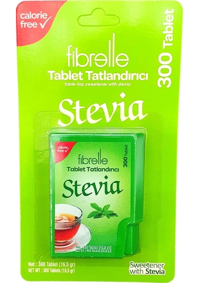 Fibrelle Stevia Tablet Tatlandırıcı 300 Tablet