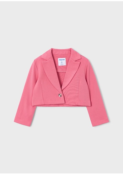 Kız Çocuk Kısa Blazer Ceket Pembe 3451 Pembe