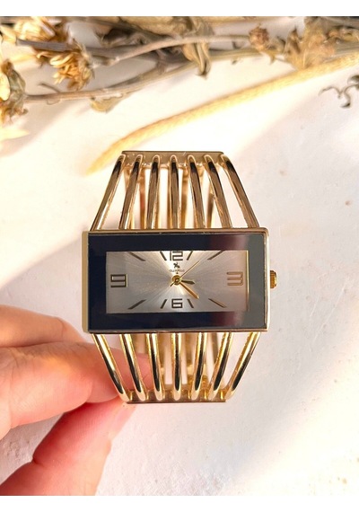 Kadın Kol Saati Kelepçe Model Gold-altın - 597752104 Altın