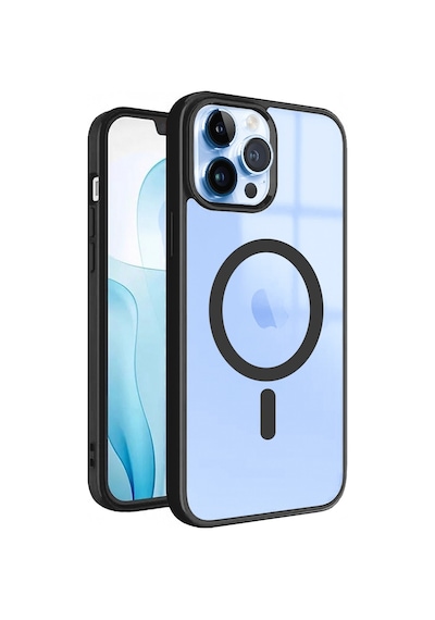 Apple  Uyumlu  iPhone 13 Pro Max Magsafe Özellikli Renkli Clear Case Kapak