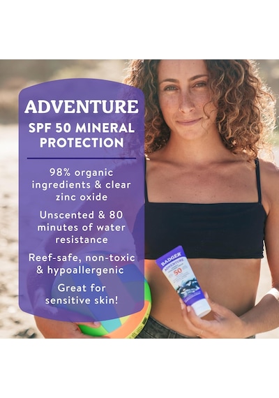 Badger Macera Sporları Organik Güneş Kremi Spf50 87 Ml