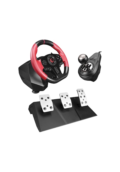 Rampage SPEED W20 3 Pedallı El Vitesli Gaming Oyuncu Direksiyonu PS3/PS4/PC/XBOXONE/XBOX360/SWITCH Uyumlu