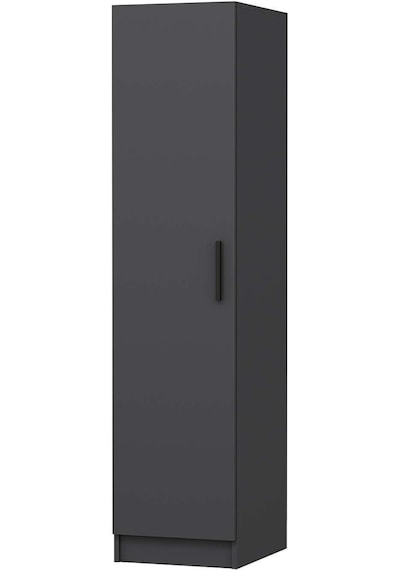 Minar Kale 1 Kapaklı Dolap Antrasit - Antrasit 210cm