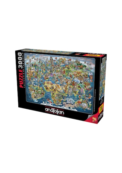 Anatolian 3000 Parçalık Puzzle - Harika Dünya 4923