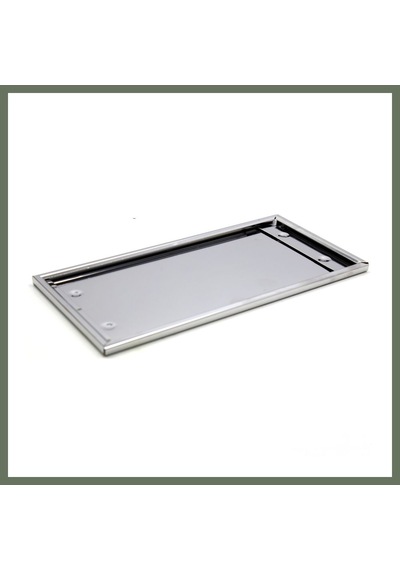 Bezos Dikdörtgen Krom Plakalık Araba Plaka Altlığı 30x16cm Bezos1