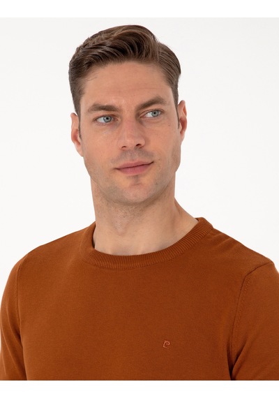 Pierre Cardin Kahverengi Slim Fit Bisiklet Yaka Basic Triko Kazak 50315509-vr040 Açık Turuncu Pierre Cardin Kahverengi Slim Fit Bisiklet Yaka Basic Triko Kazak 50315509-vr040 Açık Turuncu