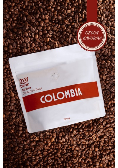 Colombia Cinnamon Twist Çekirdek Kahve 250 Gr, %100 Arabica Çekirdek Kahve