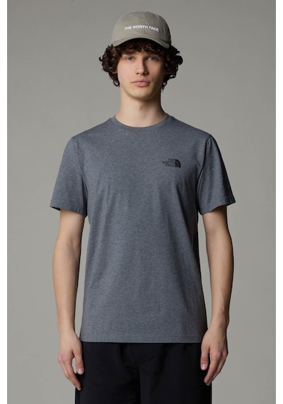 The North Face M Ss Sımple Dome Tee Gri Erkek Kısa Kol T-shirt Gri