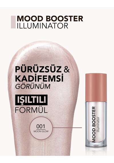 Mood Booster Hafif Yapılı & Kremsi Dokulu Likit Aydınlatıcı 8682536106405 001moonglow