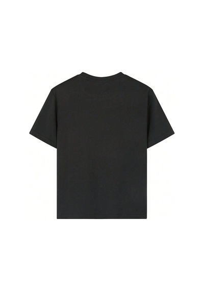 Uyguntarz Çocuk Paris Mood Baskılı Pamuklu Tshirt Siyah