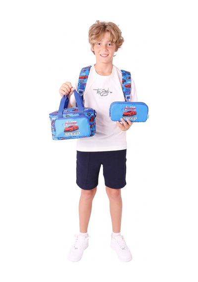 Kaukko Kids Üçlü Erkek Çocuk İlkokul Okul Çantası Seti L5268+l7268+l8268 Mavi Kırmızı - Yarış Arabası Desenli Mavi - Kırmızı Kaukko Kids Üçlü Erkek Çocuk İlkokul Okul Çantası Seti L5268+l7268+l8268 Mavi Kırmızı - Yarış Arabası Desenli Mavi - Kırmızı