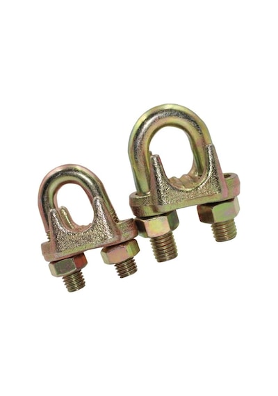 Klemensi 6mm A Tipi Sarı Galvaniz Kaplama 12 Adet