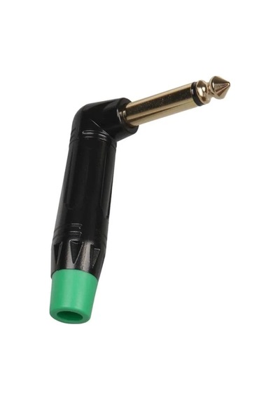 Powermaster Ltp2rc 6.3mm Mono L-tipi Metal Gövde Gitar Altın Kaplama Jack