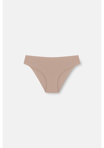 Suwen 3lü Invisible Lazer Kesim Normal Bel Slip Külot St00546011444 Ten / Kahve / Gül Rengi