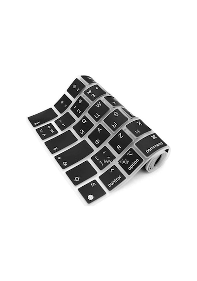 Rusça Klavye Apple Uyumlu MacBook Air-pro Koruyucu Touchbarsız A2681 A2941 A2442 A2485 A3113 İle 001
