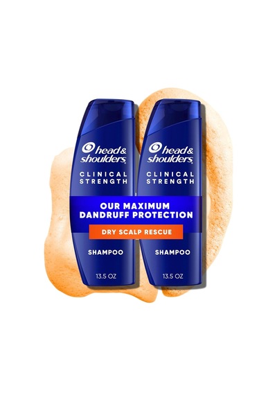 Klinik Kepek Savunması + Kuru Saç Derisi Kurtarma Şampuanı 13 Oz İkiz Paket