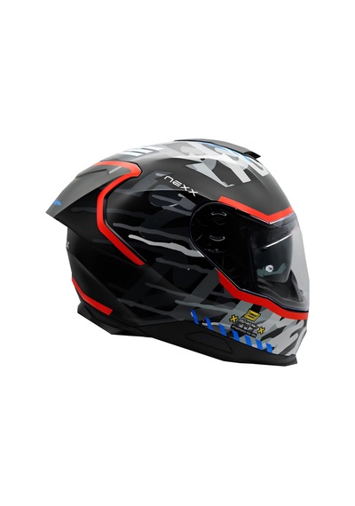 Nexx Y.100r Urbangram Mat Siyah-kırmızı Kask Mat Sıyah-kırmızı