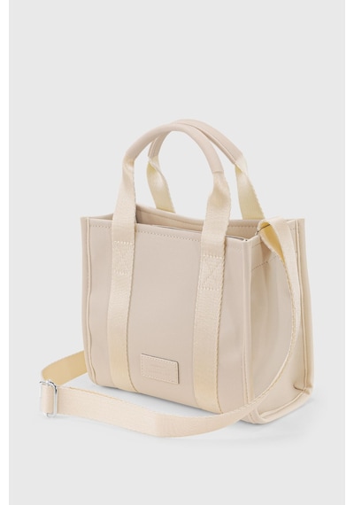 Housebags Kadın Krem Suya Dayanıklı Tote Çanta 245 Soft Krem