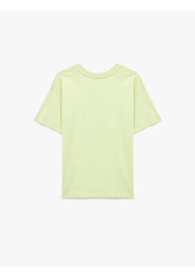 Koton Rahat Kalıp Kısa Kollu Bisiklet Yaka Pamuklu Basic Tişört Green 6sal10722ık Yeşil Koton Rahat Kalıp Kısa Kollu Bisiklet Yaka Pamuklu Basic Tişört Green 6sal10722ık Yeşil