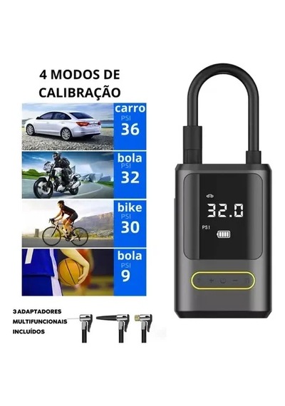 Kablosuz Oto Araç Mini 4000mah 150 Psı Işıklı Oto Hava Kompresörü Ka-760 5332