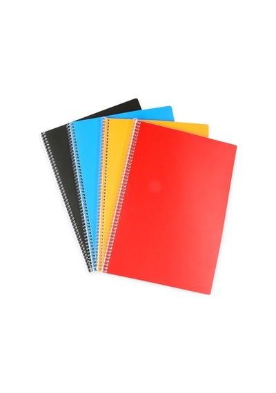 Spiralli Pp Kapak 120 Yp Çizgili Defter 4 Adet