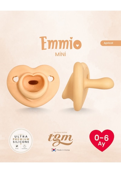 Tgm Baby Ultra Premium Silikon Kalpli Emzik Mini Turuncu