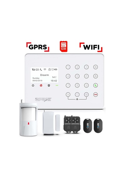 Ard-575 Gprs/gsm/wıfı Kablolu/kablosuz Alarm Paneli Ve Bgr-09 Kablosuz Sirenli 1 Yıl Ahm
