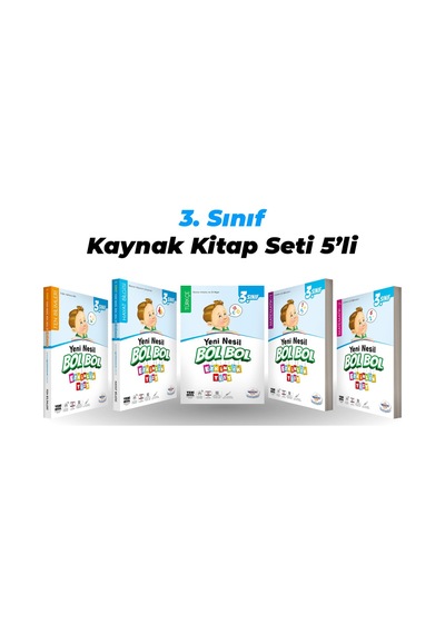 Öğretmen Evde 3. Sınıf Kitap Seti – 5’li Kitap