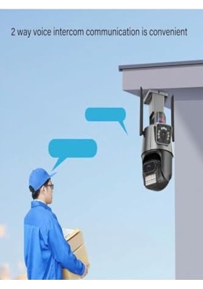 Cmr7 8mp Ptz Dış Mekan Full Hd Wifi Kamera Su Geçirmez Hareket Sensörlü Gece Görüşlü Ip Kamera
