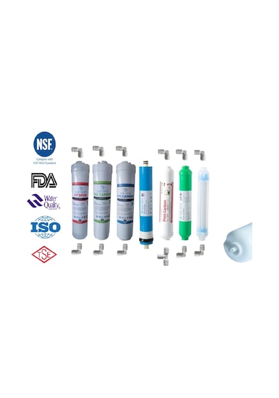 Aquafly 12" Inline 7 Filtre 10 Aşama Alkali Ve Detox Su