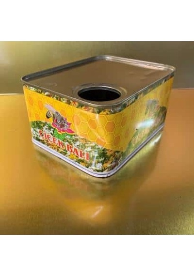 Avrasya Arıcılık Süzme Bal Tenekesi Desenli - 3 Kg