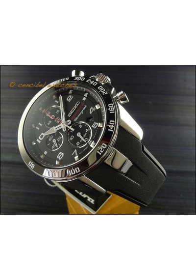 Seiko Fc Sportura Snaf25p1 Uyumlu Silikon Saat Kordonu Siyah