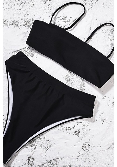 Angelsin V Kesim Yüksek Bel Bikini Takım