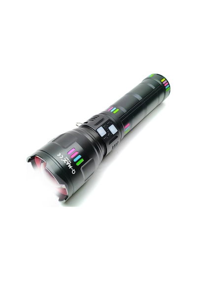 Farissu Q-max Ps3900 11000 Lümen 110w Zoomlu Şarjlı El Feneri 27.200 Mah Powerbank Özellikli Profesyonel Işık Gücü Beyaz