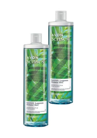 Avon Senses Secret Lagoon Su Meymeleri ve Misk Kokulu Duş Jeli 2 x 500 ML