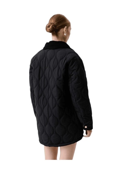 Hunter Witton Quilted Shacket 6000 Siyah