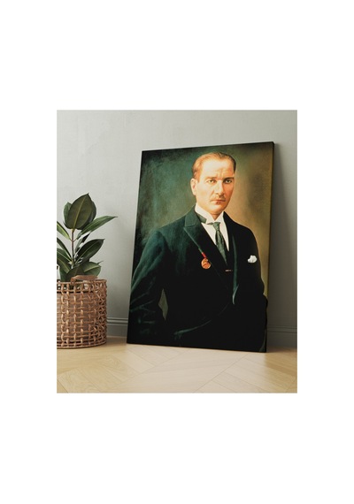 Mustafa Kemal Atatürk Portre Kanvas Tablo 8 Farklı Ölçü