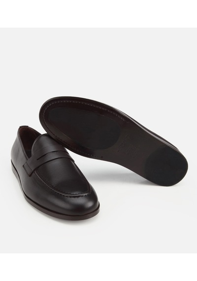 Hotiç Erkek Deri Kahverengi Klasik Loafer Hotiç Erkek Deri Kahverengi Klasik Loafer