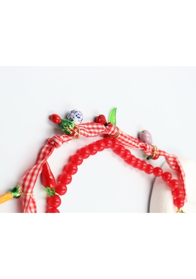 İkili Set Kolye 40 - 50 Cm Çok REnkli