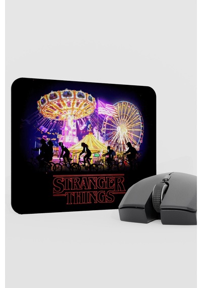 Stranger Things V5 22x18 Gaming Kauçuk Kaymaz Taban Mouse Pad Fare Altlığı