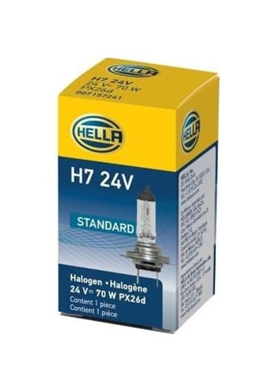 Ampul 24v H7 70 Watt 8gh 178 555 251 - Hel 8gh 178 555 251 Çok Renkli