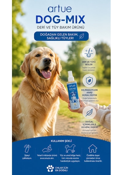 Dogmix - Köpekler İçin Deri Ve Tüy Bakım Yağı